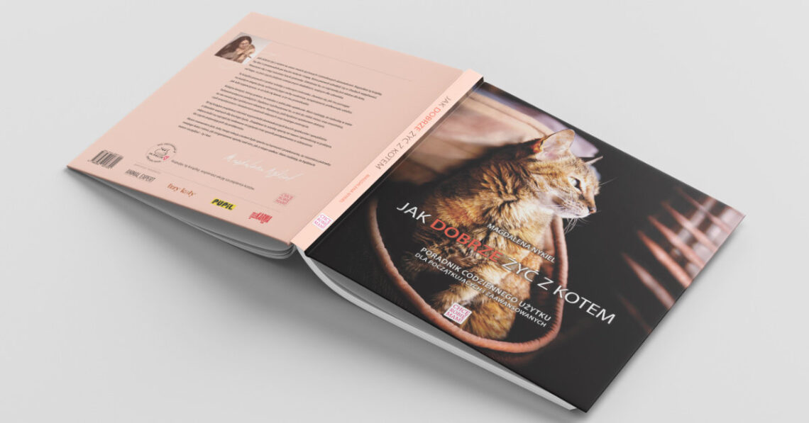 Książka o kotach: "Jak dobrze żyć z kotem" Magdalena Nykiel