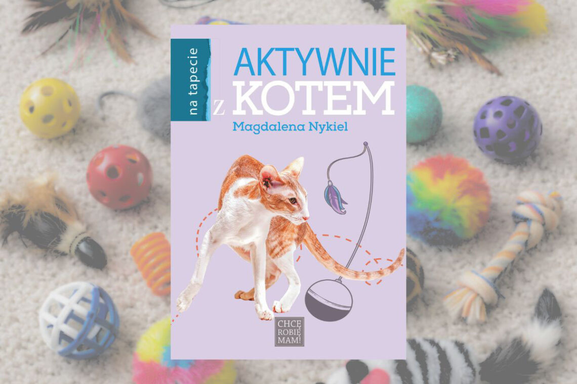 Aktywnie z kotem, M. Nykiel, książka nie tylko o tym jak bawić się z kotem